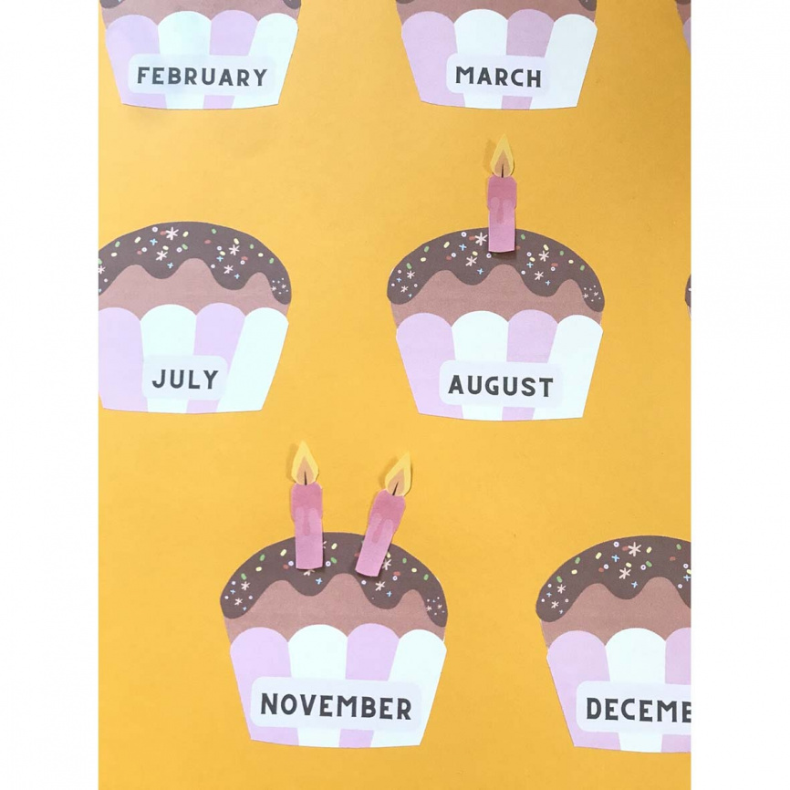 Постер-календарь "Дни рождения" на русском языке фото 5