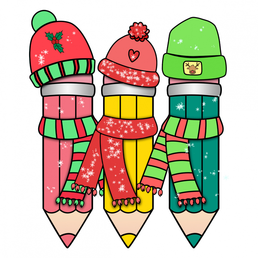 Новогодние карандаши для украшения класса фото 2