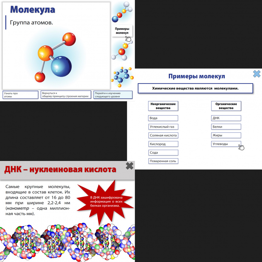 Уровни организации материи: интерактивный теоретический блок фото 4