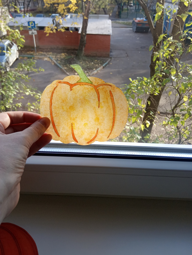 Декор для окна "Осень" фото 5