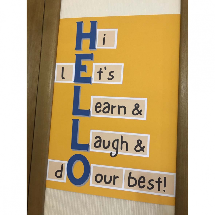 Приветственный постер "HELLO" фото 3